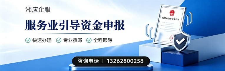 孝感服务业引导资金申报服务