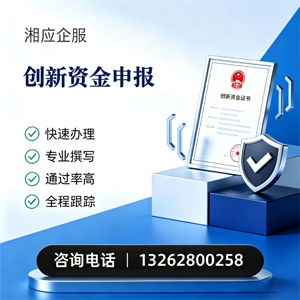 孝感创新资金申报服务