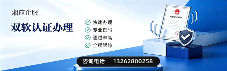 孝感双软认证申报服务